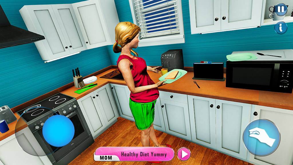 Pregnant Mom Baby Care Sim Captura de tela 2