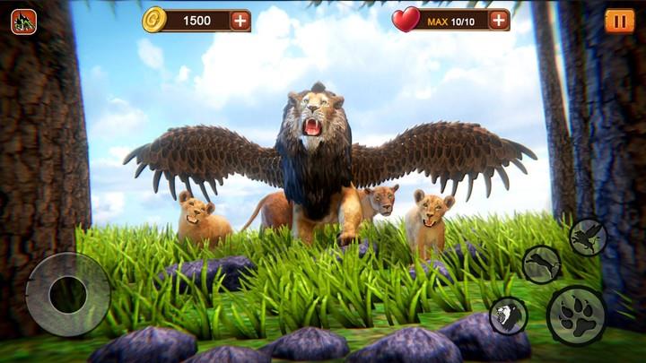 Angry Flying Lion Simulator 2021 Screenshot 1