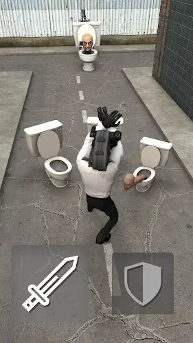 Toilet Fight: Open World ဖန်သားပြင်ဓာတ်ပုံ 1