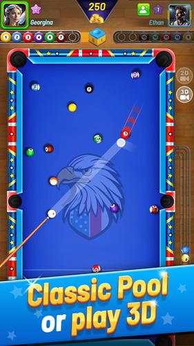 8 Ball Shoot It All - 3D Pool Screenshot 1