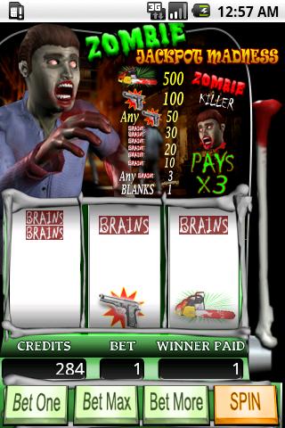 Zombie Jackpot Madness スクリーンショット 1