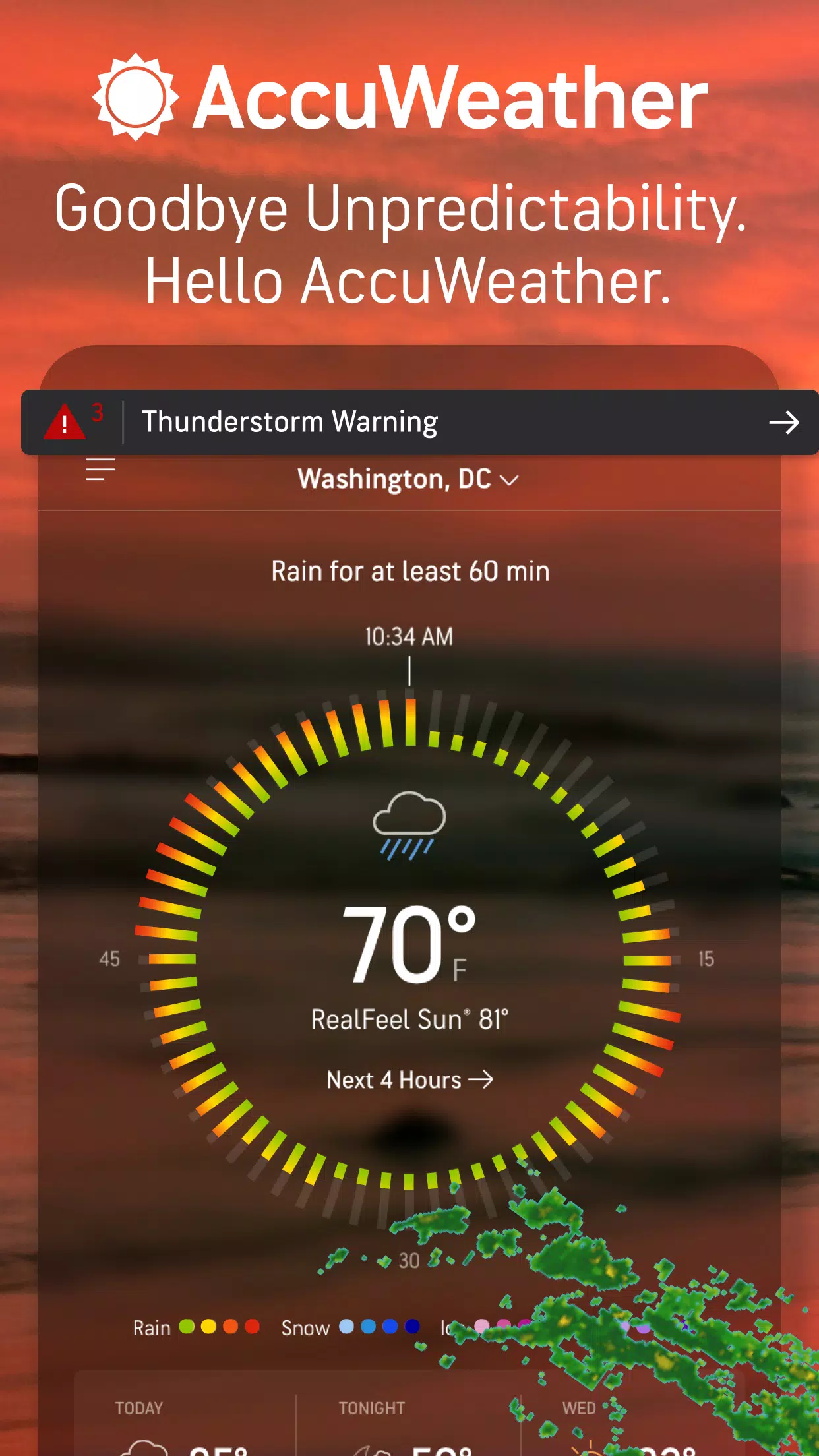 AccuWeather 스크린샷 1