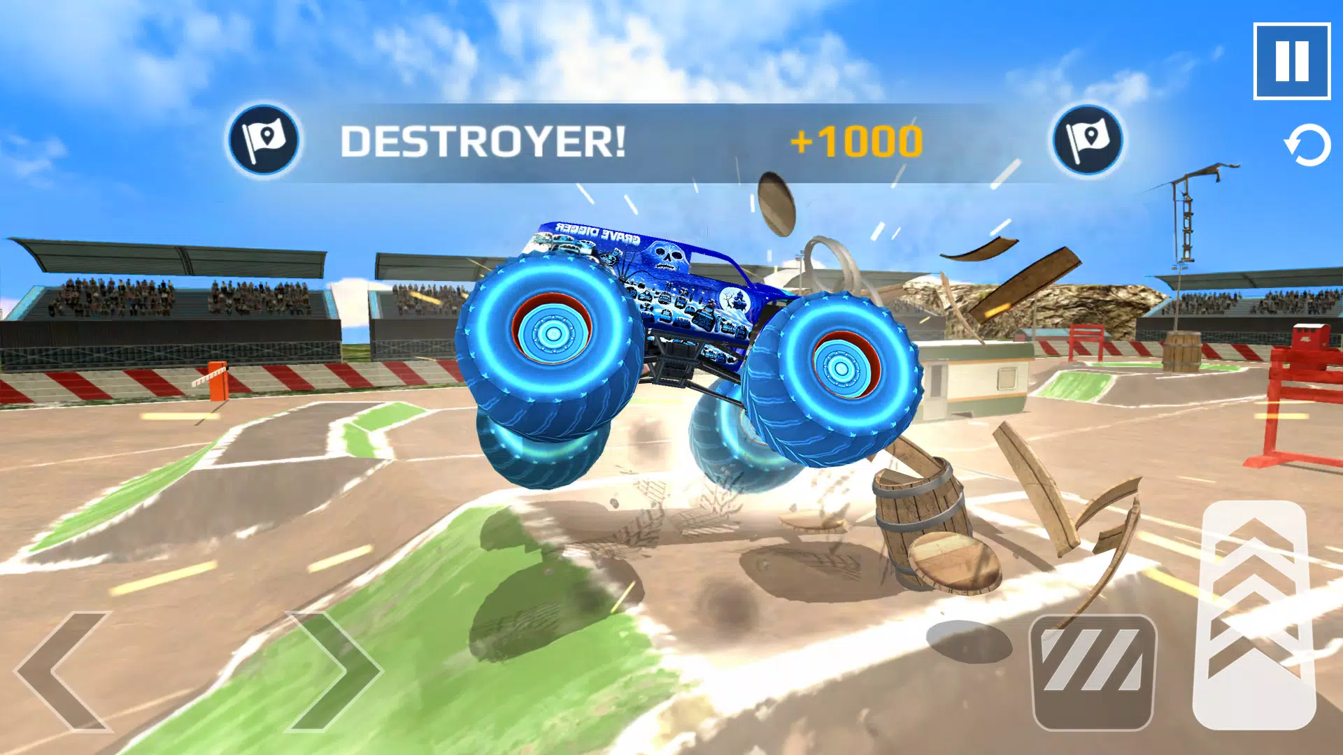 Car Games: Monster Truck Stunt Captura de tela 4