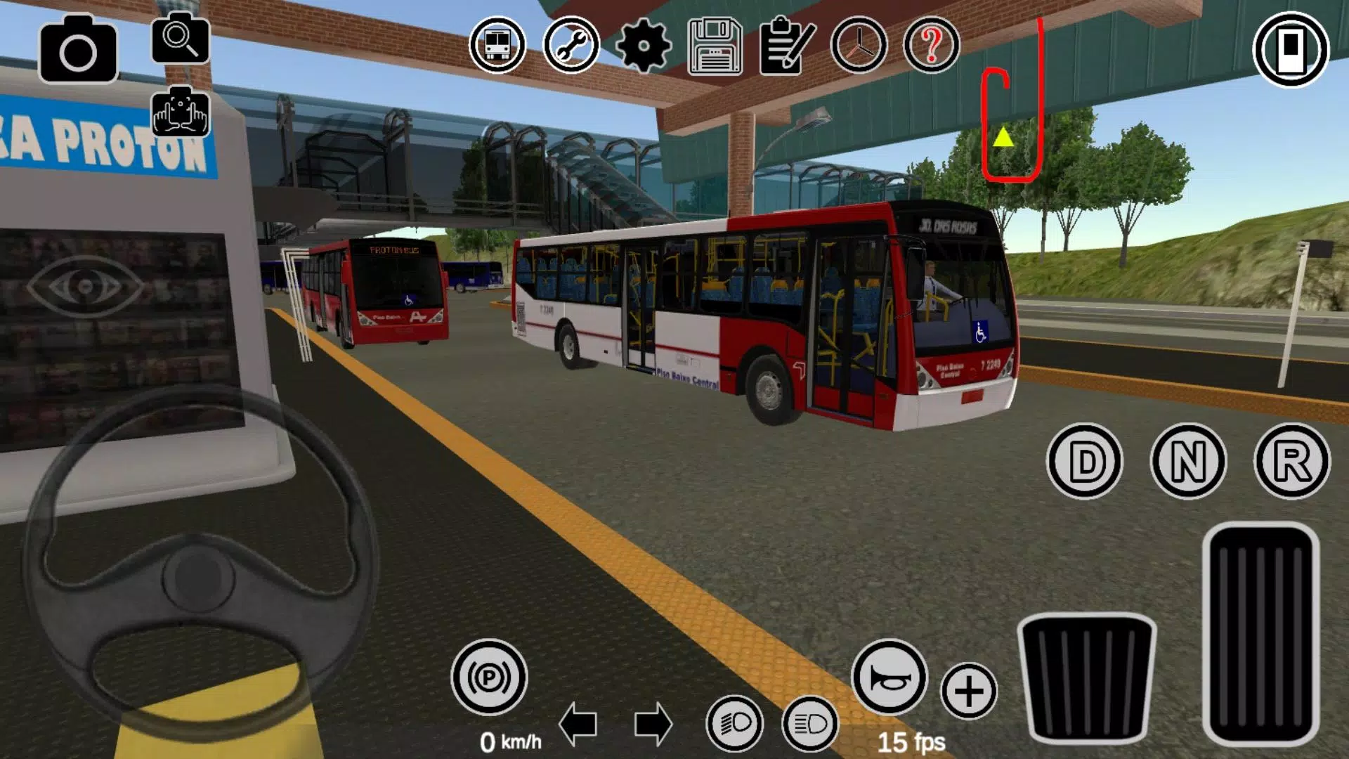 Proton Bus Simulator Urbano Tangkapan skrin 1