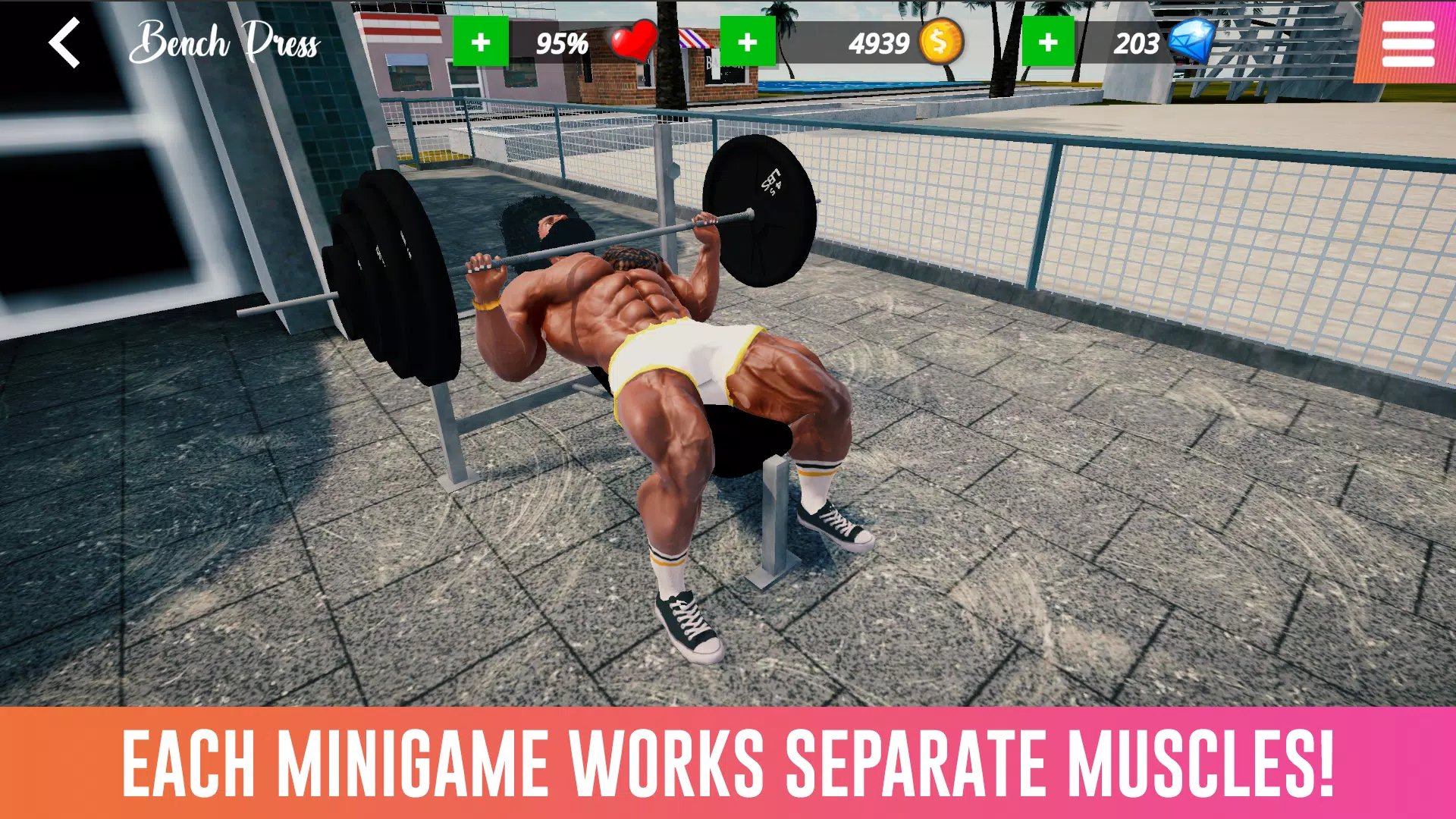 Iron Muscle IV - GYM simulator Captura de tela 3