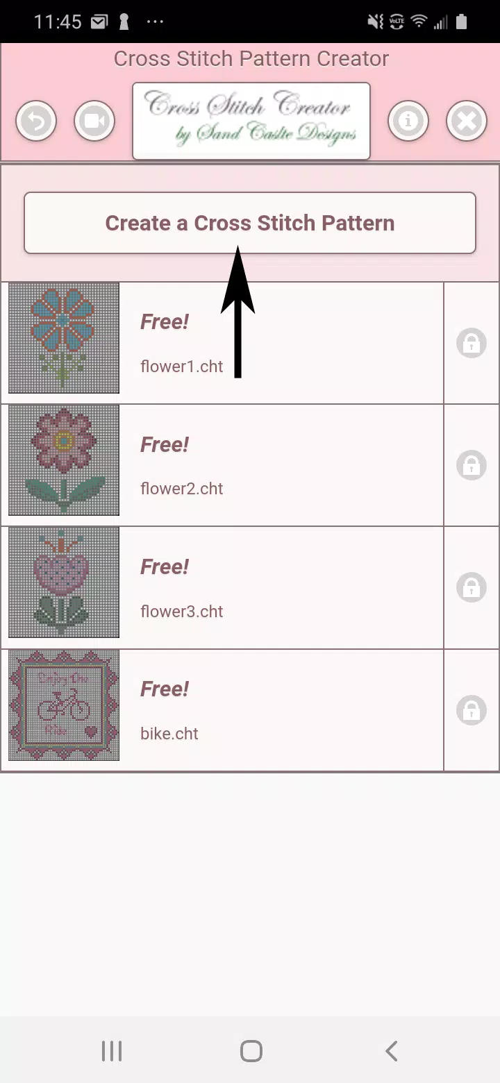 Cross Stitch Pattern Creator Tangkapan skrin 1
