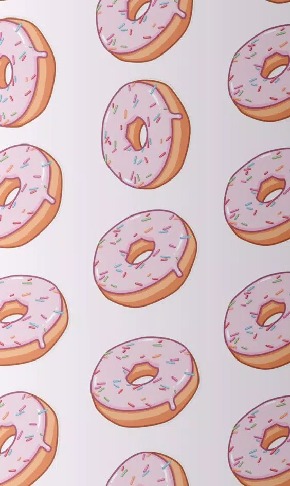 Schermata Cute Donut Wallpaper HD 4K 3