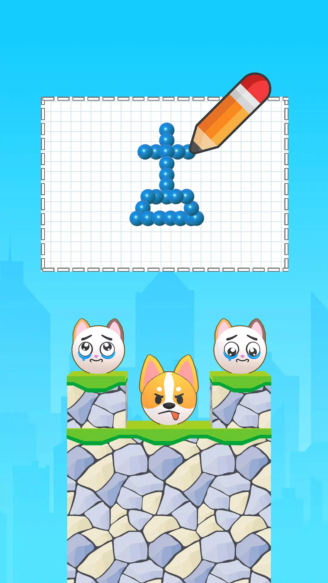 Draw Puzzle: Break The Dog Screenshot 1