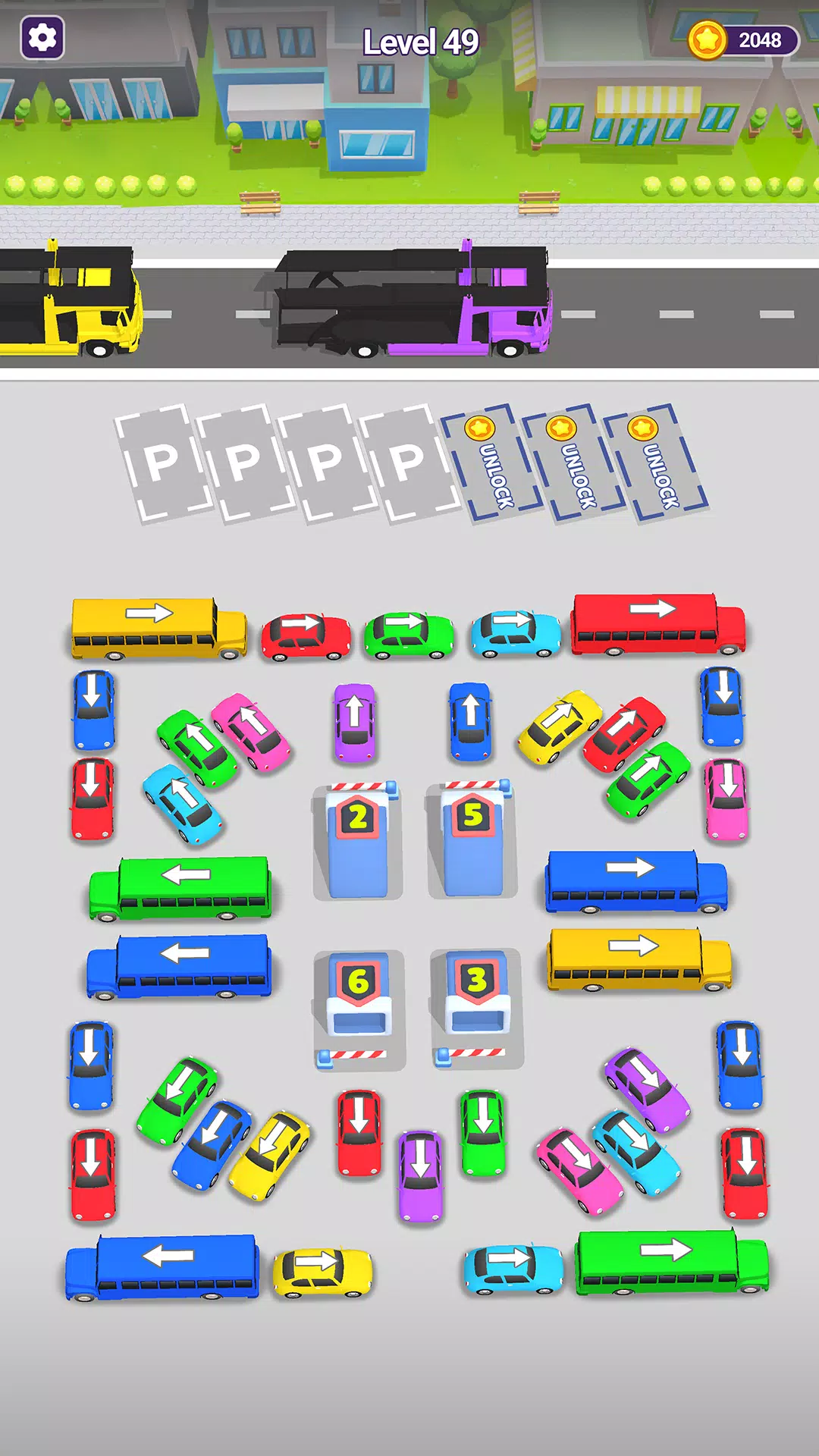 Mini Car Jam: Parking Puzzle Captura de pantalla 1