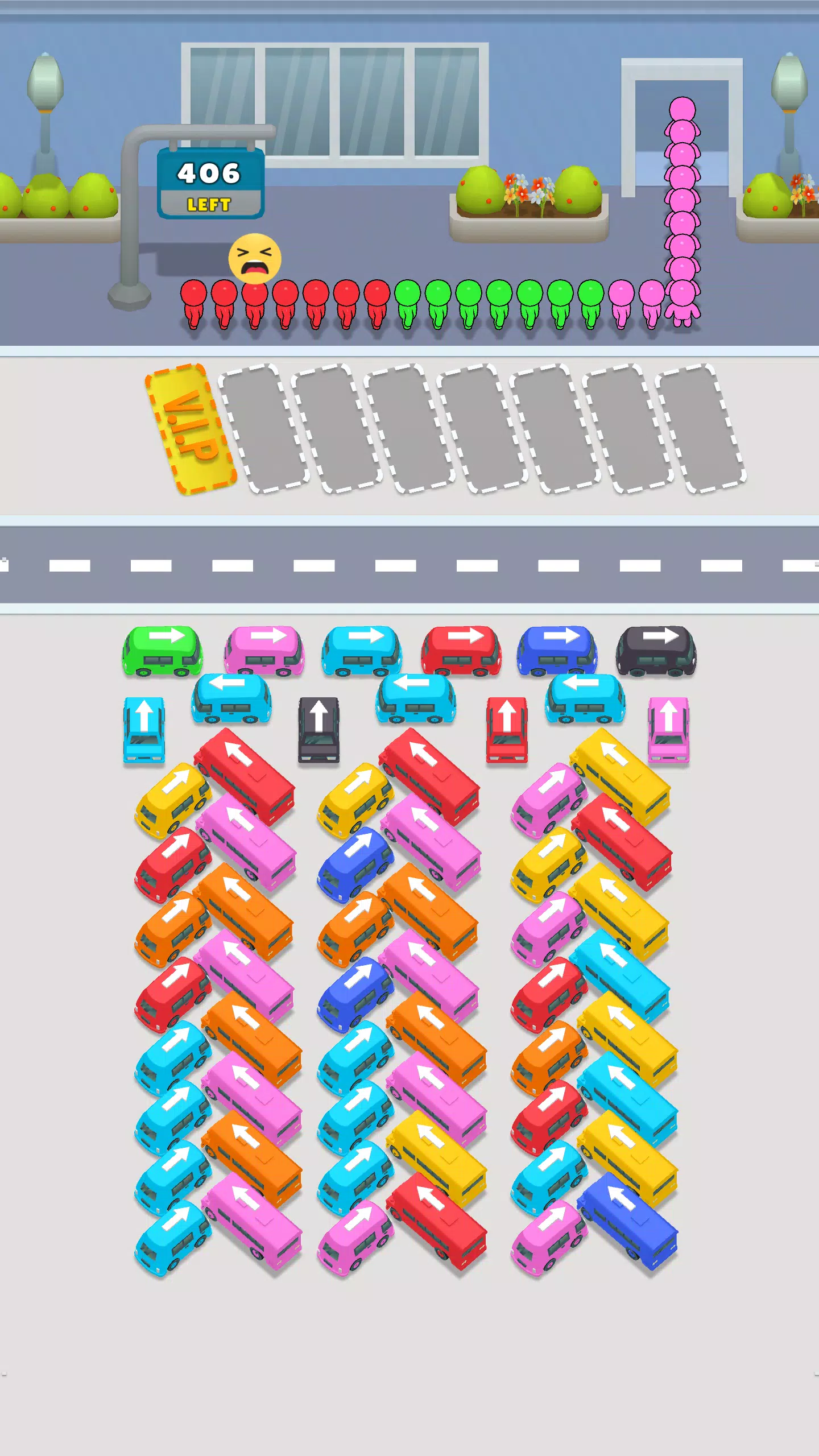 Bus Match Puzzle: Bus Shuffle Captura de pantalla 2