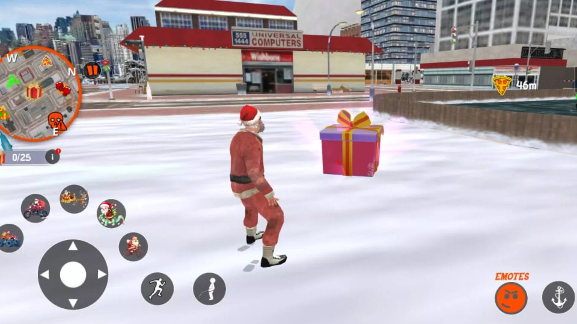 Gangster Santa Openworld Game Скриншот 3