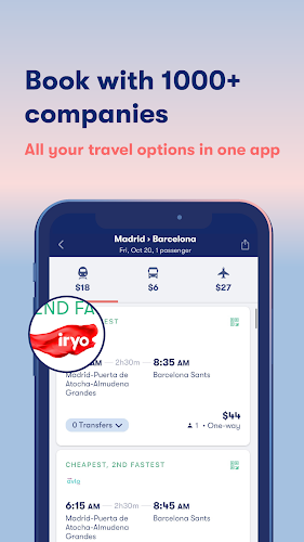 Omio: Train and bus travel app Ekran Görüntüsü 3