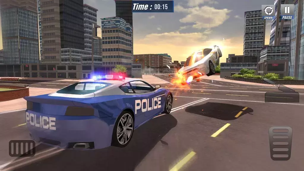 Police Car Sim Tangkapan skrin 2