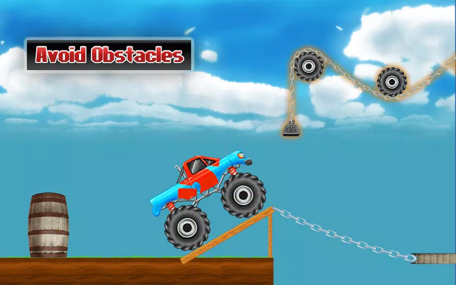 Rope Bridge Racer Car Game Captura de tela 1