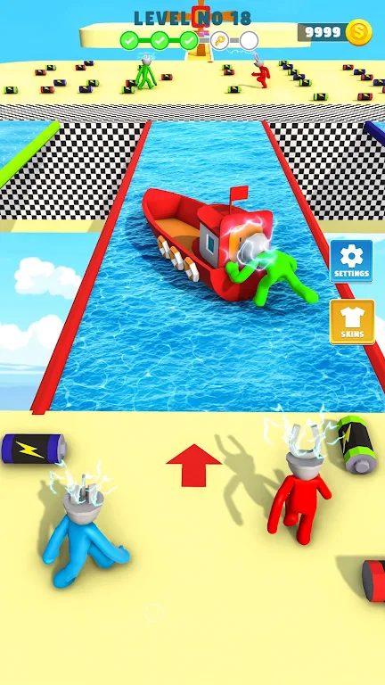 Head Connector Plug Race Game Screenshot 4