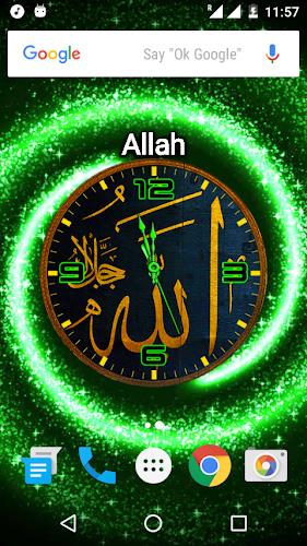 Allah Clock Live Wallpaper Скриншот 3