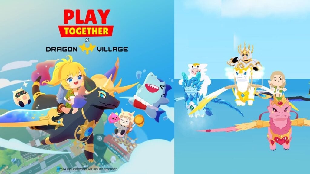 Play Together x Dragon Village Crossover!: Nuri, Jimon i Latające Smoki przybywają!