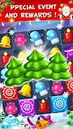 Candy Christmas Match 3 ภาพหน้าจอ 4