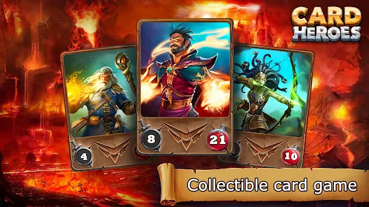 Card Heroes: TCG/CCG deck Wars Mod Ảnh chụp màn hình 2