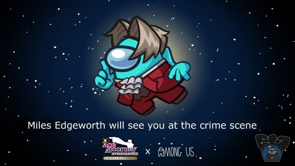 Maak uw bezwaar kenbaar bij Miles Edgeworth in de komende Among Us x Ace Attorney Collab!