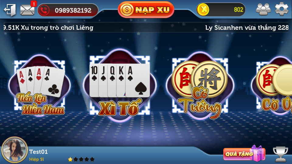 Schermata WIN7 Game Online 3