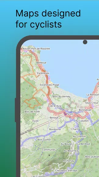 World Bike Map: GPS Navigation Capture d'écran 2