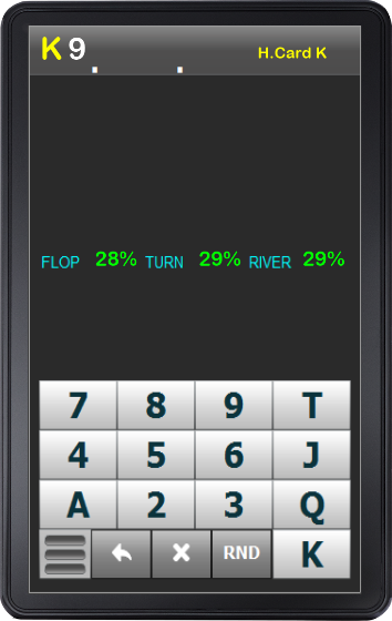 Rocker Poker Calculator II Free Captura de tela 2