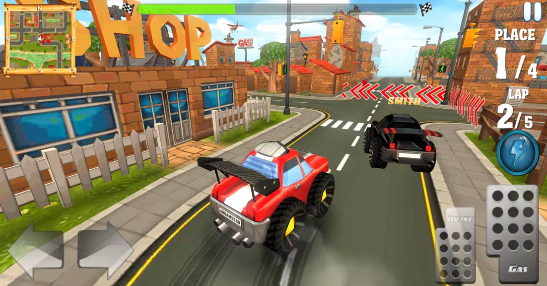 Cartoon Hot Racer 3D Captura de tela 4