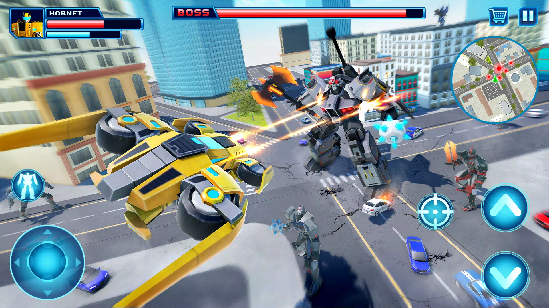 Robot Car Transform Fight Game ဖန်သားပြင်ဓာတ်ပုံ 3