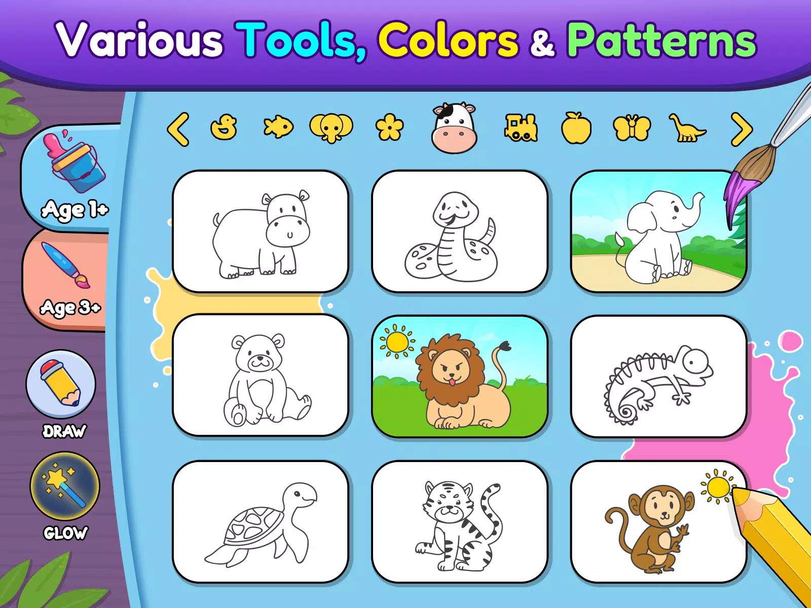Coloring games for kids: 2-5 y应用截图第4张