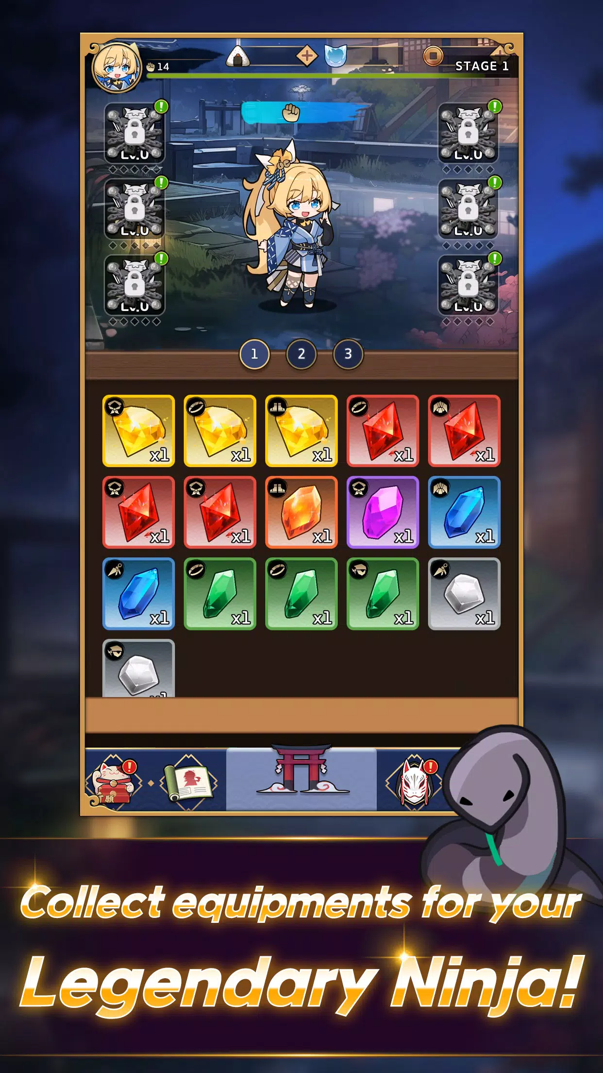 Ninja Defenders : Cat Shinobi應用截圖第4張