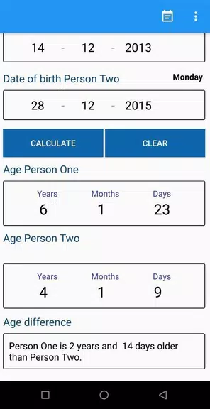 Age Calculator Zrzut ekranu 2
