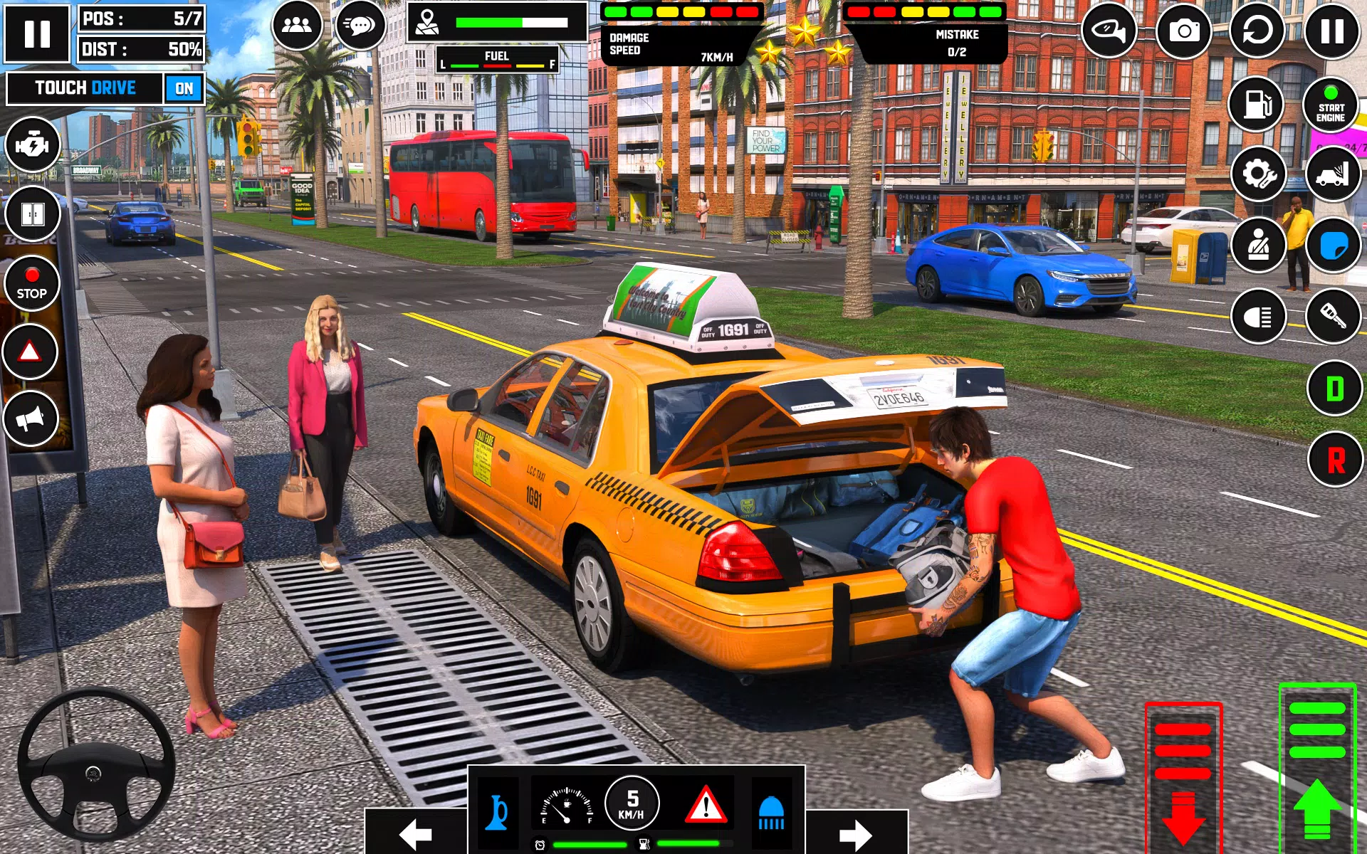 US Taxi Game 2024 Taksi Driver ဖန်သားပြင်ဓာတ်ပုံ 2