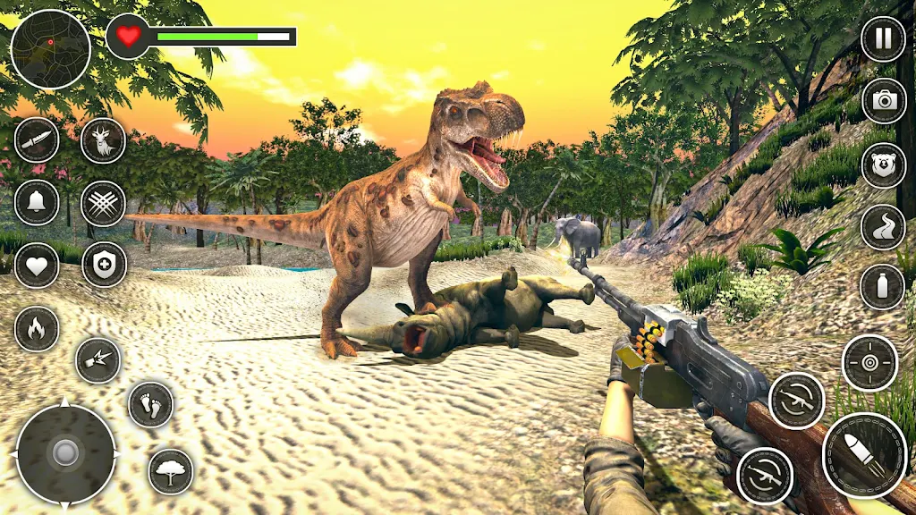 Dinosaur Hunter 3D Game Captura de tela 3