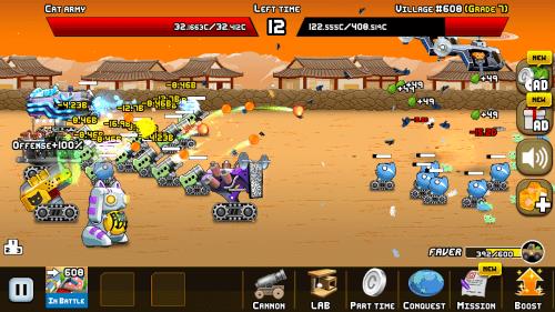 Idle Cat Cannon Screenshot 1