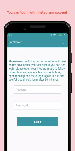 Unfollow Users Cleaner Capture d'écran 1