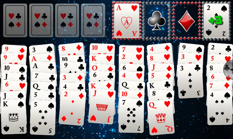 Ultimate FreeCell Solitaire 3D Captura de pantalla 3