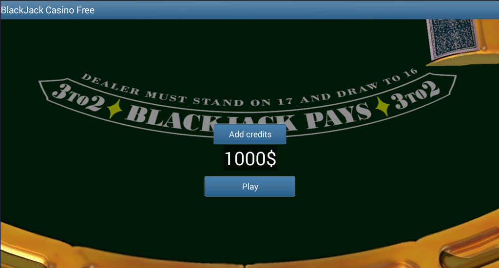 BlackJack Simulator Tangkapan skrin 1