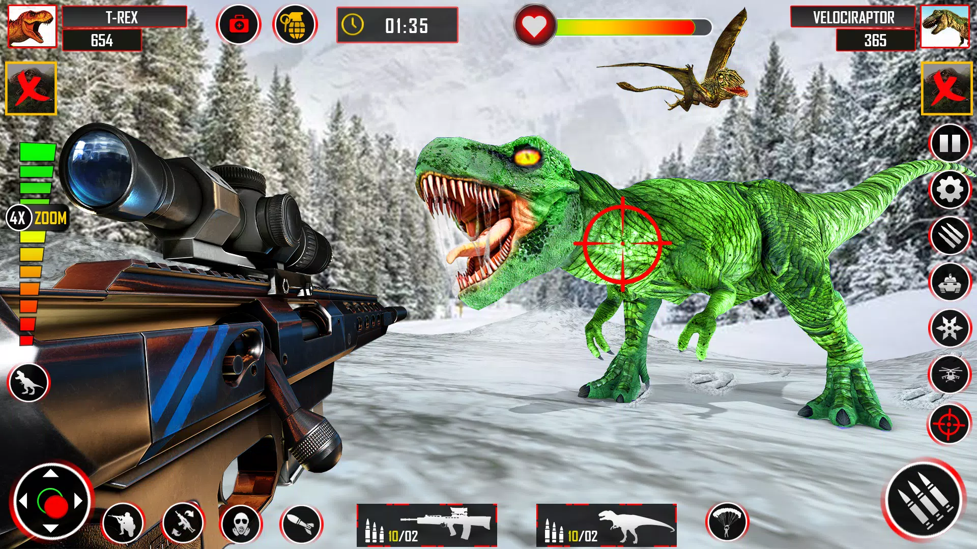 Wild Dino Hunting - Gun Games Zrzut ekranu 3