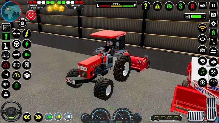 Tractor Farming Tractor Games ภาพหน้าจอ 2