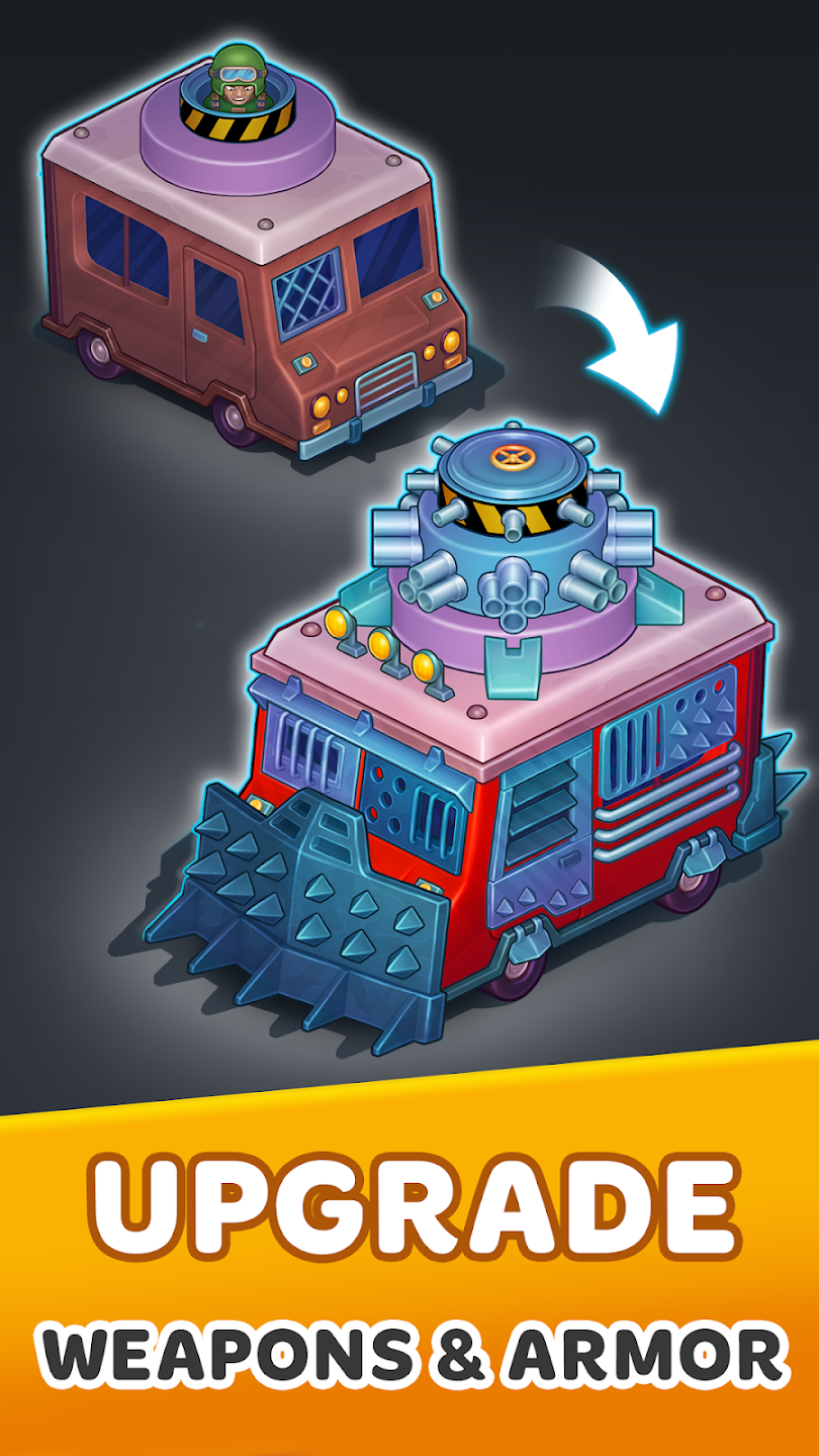 Zombie Van: Tower Defense TD Ảnh chụp màn hình 1