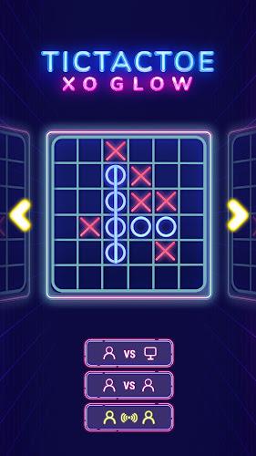 Tic Tac Toe - XO Glow Ảnh chụp màn hình 4