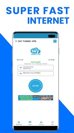 Sky Tunnel VPN Capture d'écran 2