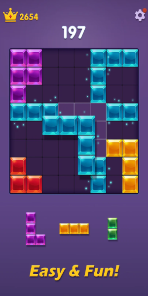 Blocks Puzzle: Gem Blast Screenshot 3