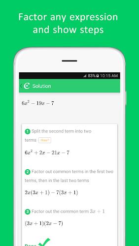 Cymath  - 数学問題ソルバー スクリーンショット 4