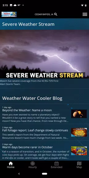 KCRG-TV9 First Alert Weather應用截圖第2張
