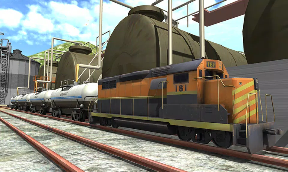 Oil Tanker Train Driving Sim應用截圖第1張