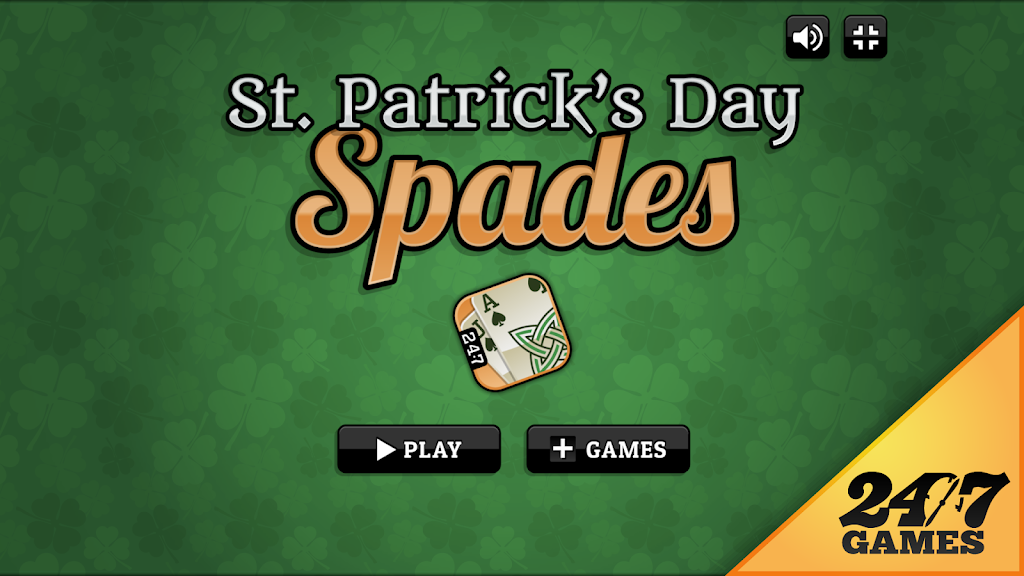 St. Patrick’s Day Spades Screenshot 1