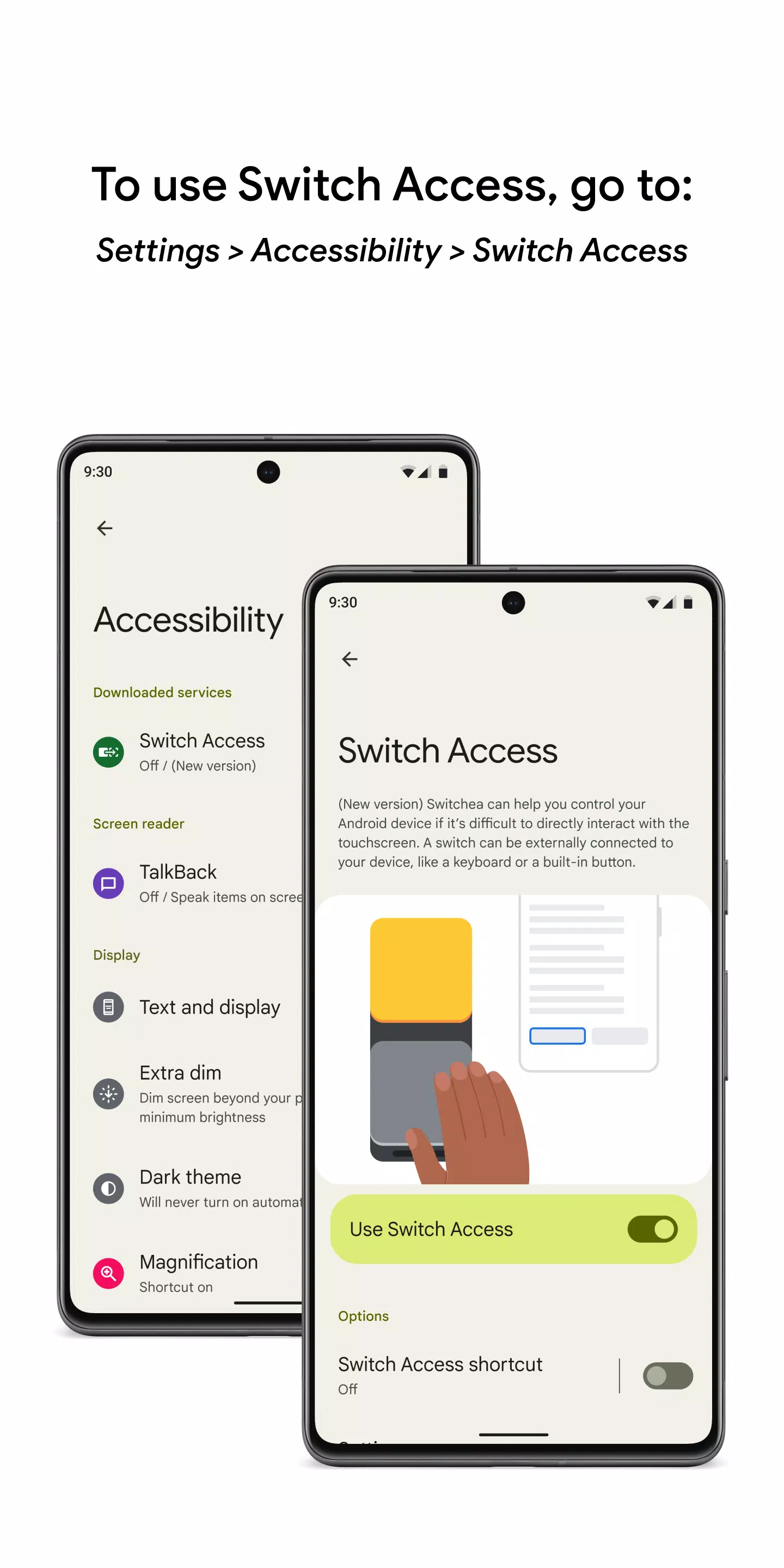 Switch Access ဖန်သားပြင်ဓာတ်ပုံ 2