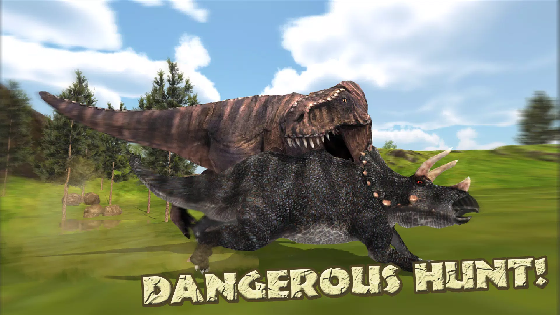 Hungry T-Rex Island Dino Hunt Captura de pantalla 1